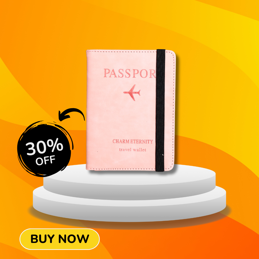 leather wallet International Passport Wallet