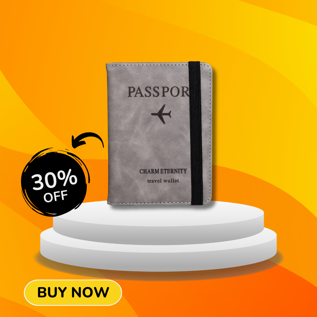 leather wallet International Passport Wallet