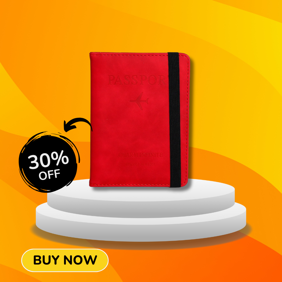 leather wallet International Passport Wallet