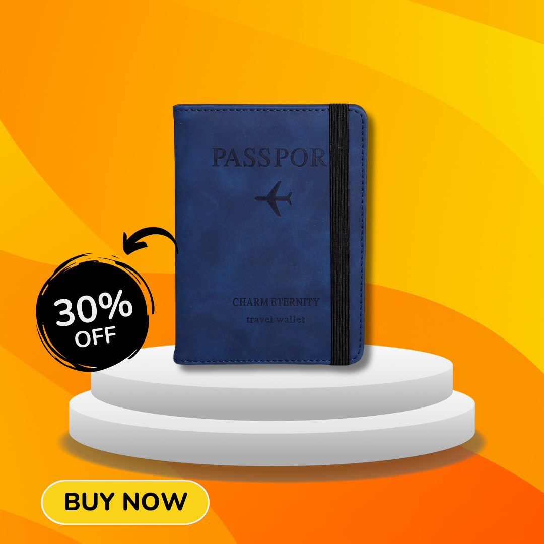 leather wallet International Passport Wallet