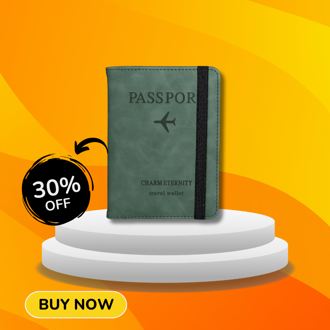 leather wallet International Passport Wallet